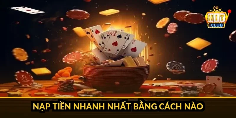 Bảng so sánh ba cổng nạp tiền HitClub - ví điện tử, ngân hàng, thẻ cào - kèm thời gian cộng tiền và mức phí từng cổng