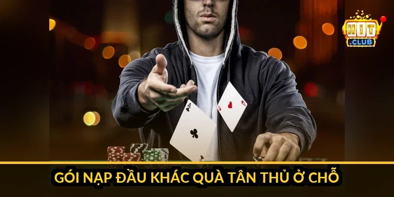 Minh họa gói thưởng nạp đầu HitClub thưởng tới 100% giá trị nạp vào số dư khuyến mãi riêng, tách biệt với quà tân thủ