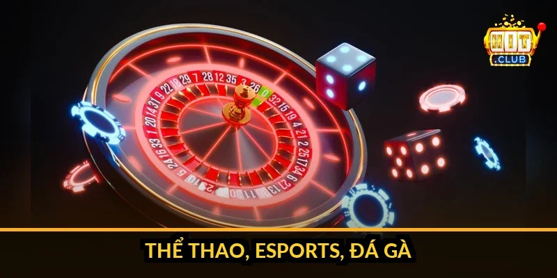 Bàn live casino HitClub với dealer thật chia bài baccarat qua video trực tiếp, bên cạnh là các sảnh thể thao, eSports, đá gà và xổ số tốc độ